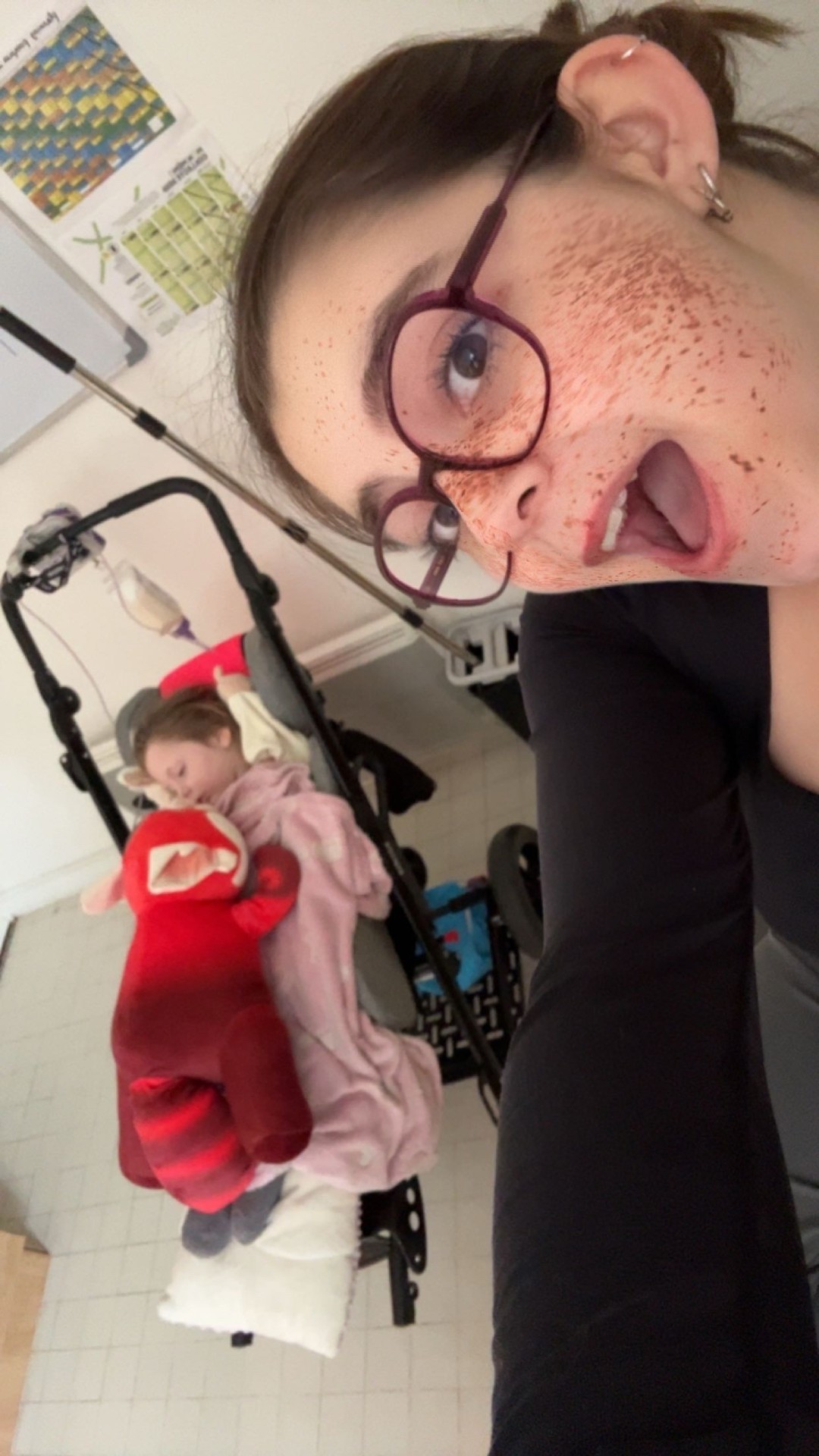 Naëlle et sa maman, complicité
